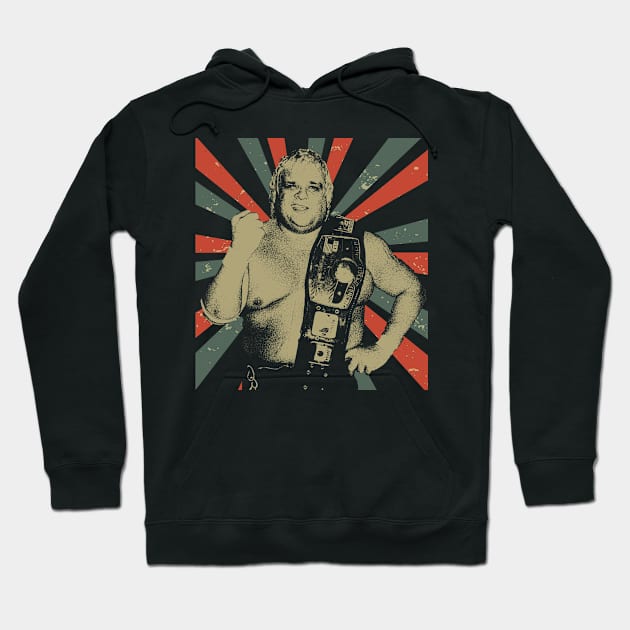 Dusty Rhodes || Vintage Art Design || Exclusive Art Hoodie by Setipixel